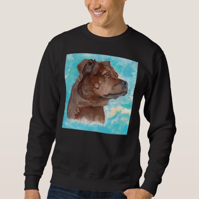 Sudadera Perro de Pitbull 1 (Anverso)