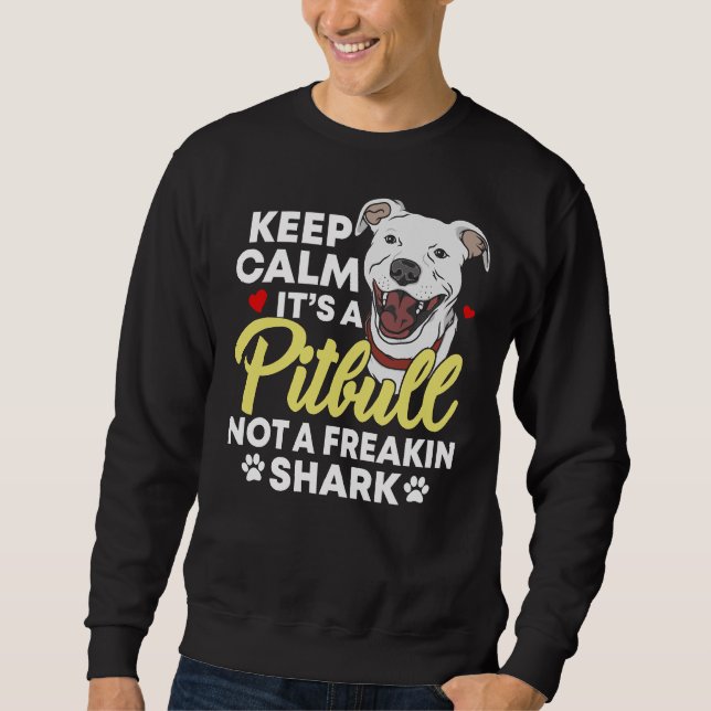 Sudadera Perro de Pitbull, súper acogedor, amante con perro (Anverso)