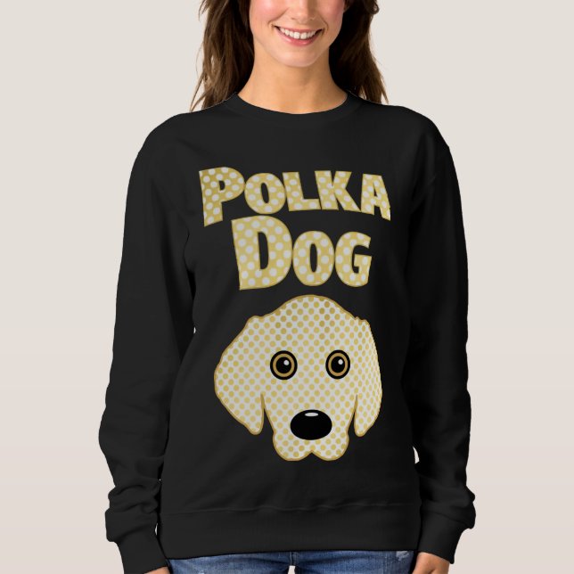 Sudadera Perro de Polka, recuperador de oro (Anverso)