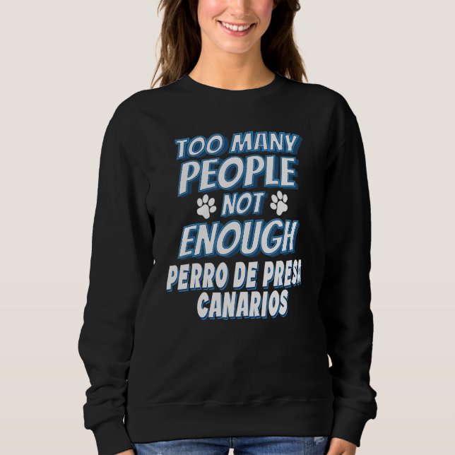 Sudadera Perro De Presa Canario Raza Perro Antisocial (Anverso)