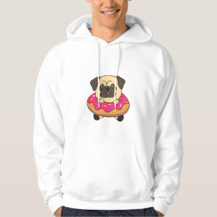 Sudadera Perro De Pug Cute Perro De Cachorro Perro De Donut