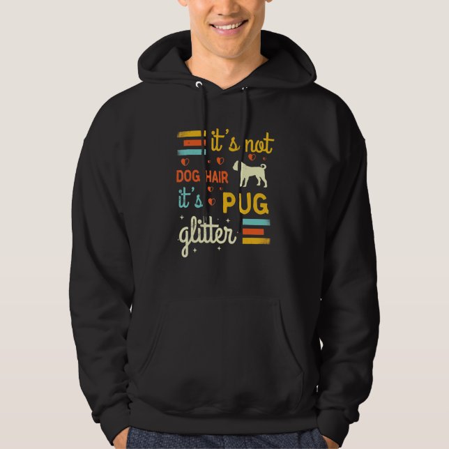 Sudadera Perro de pug de perro de pug de manteca de perro d (Anverso)