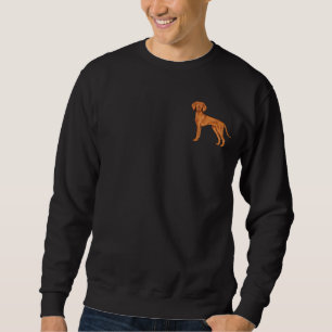 Sudadera Perro de puntero marrón vizsla rojo