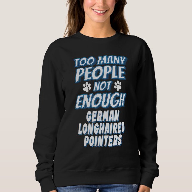 Sudadera Perro de raza Pointer alemán de pelo largo antisoc (Anverso)