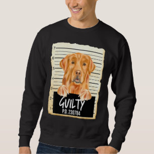 Sudadera Perro de raza Retriever Dorado Foto policial de pe