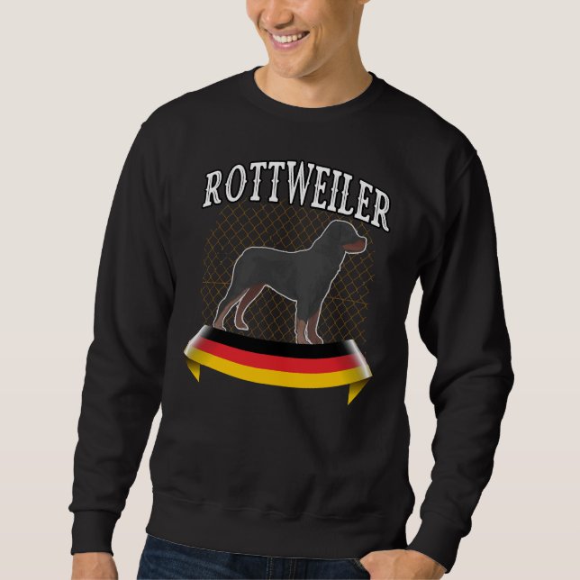 Sudadera Perro de raza Rottweiler (Anverso)