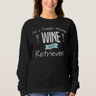 Sudadera Perro De Recuperación Dorada Soy Una Mujer Simple