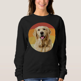 Sudadera Perro de rostro retro de la cosecha de oro