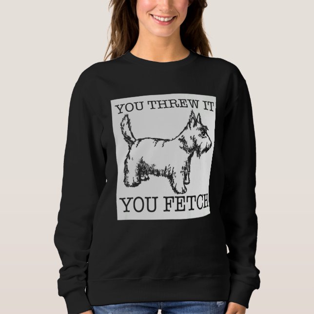 Sudadera Perro de Scottish Terrier (Anverso)