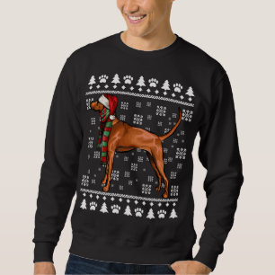 Sudadera Perro de segunda mano, perro de Santa Hat, navidad
