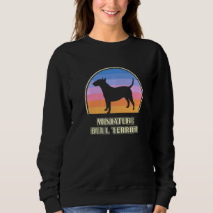 Sudadera Perro de sol virgen de Bull Terrier en miniatura