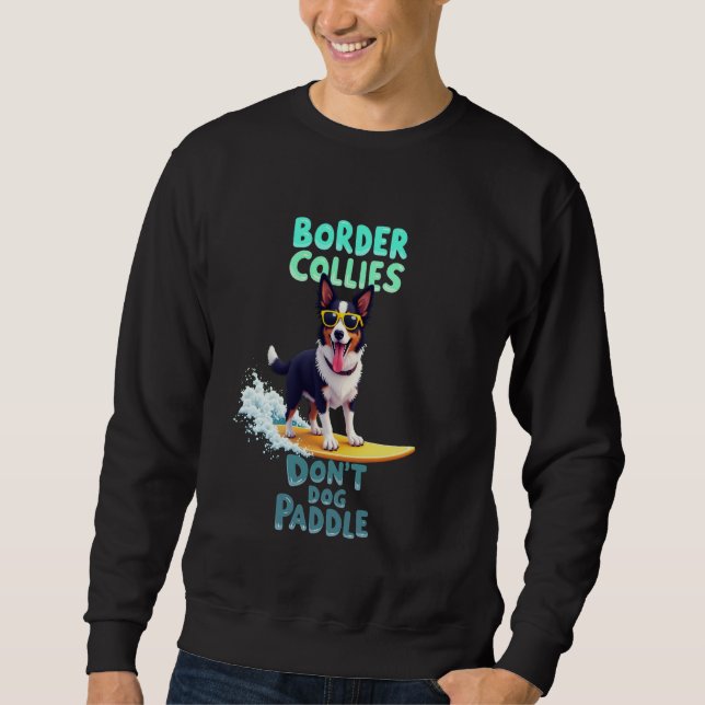 Sudadera Perro de surf de Guay Border Collie (Anverso)