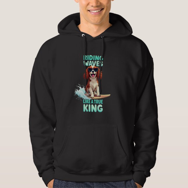 Sudadera Perro de surf de Guay Cavalier King Charles Spanie (Anverso)