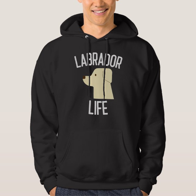 Sudadera Perro de vida de Labrador (Anverso)