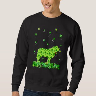 Sudadera Perro del Día de San Patricio Bernard Shamrock C I