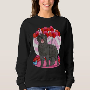 Sudadera Perro del Día de San Valentín, de recuperación pla