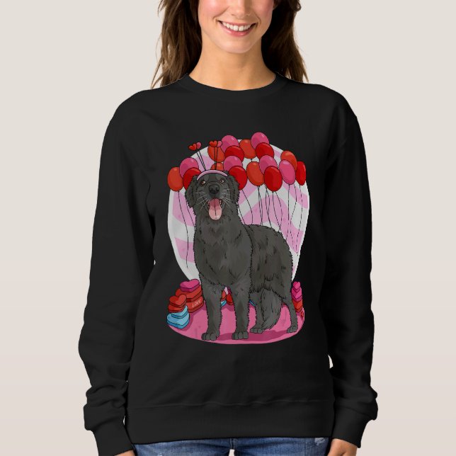 Sudadera Perro del Día de San Valentín, de recuperación pla (Anverso)