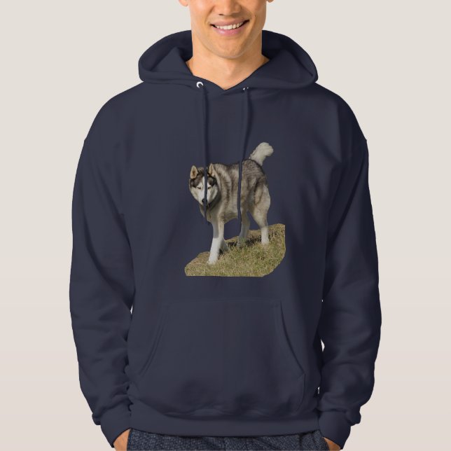 Sudadera Perro del husky siberiano (Anverso)