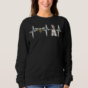 Sudadera Perro del latido de Collie con barba