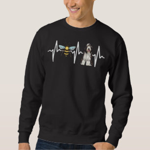 Sudadera Perro del latido de Collie con barba