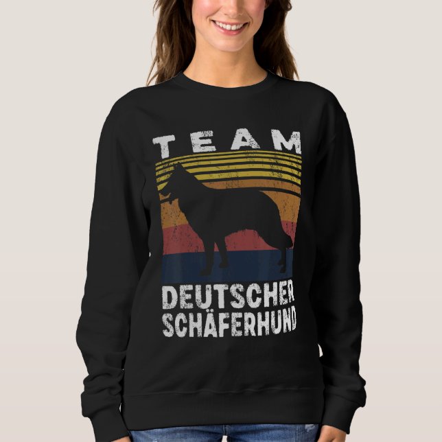 Sudadera Perro del Pastor Alemán del Equipo (Anverso)