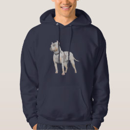 Sudadera Perro del pitbull del bosquejo de la acuarela