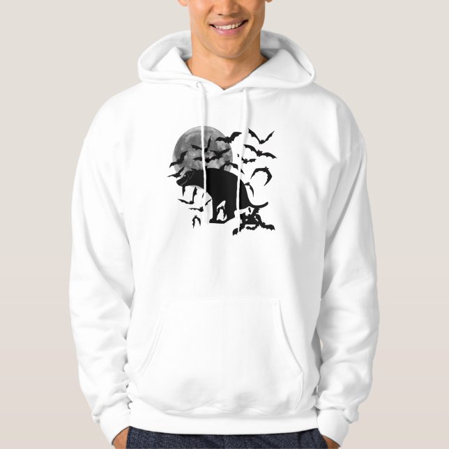 Sudadera Perro Divertido Amante de Halloween  (Anverso)