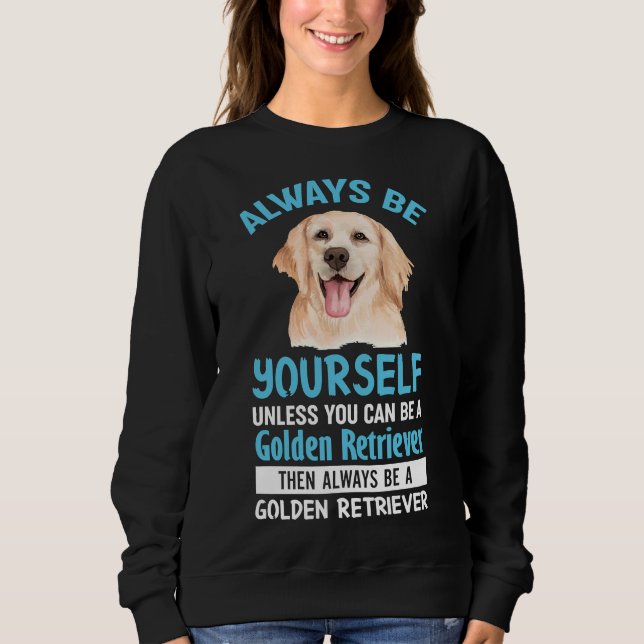 Sudadera Perro divertido de Golden Retriever (Anverso)