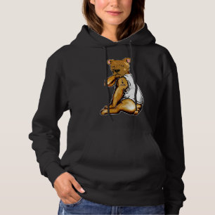 Sudadera Perro divertido Pitbull Me Encanta Mamá Tattoo Día