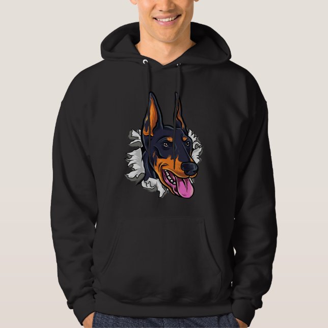 Sudadera Perro Doberman 975 (Anverso)