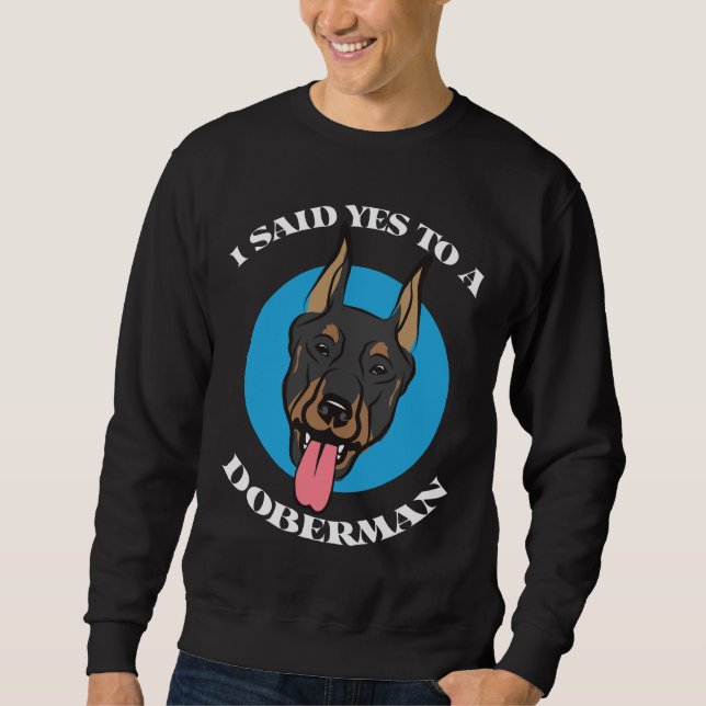 Sudadera Perro Doberman 997 (Anverso)