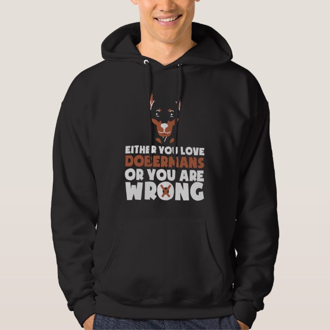 Sudadera Perro Doberman 998 (Anverso)