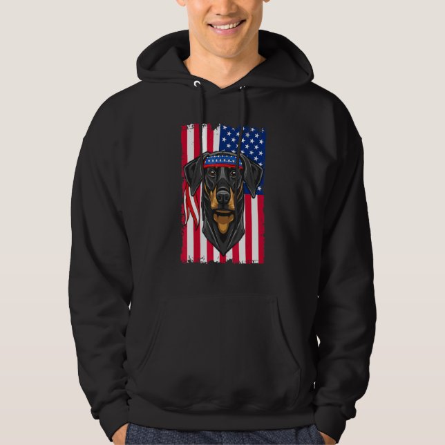 Sudadera Perro Doberman Pinscher 1 (Anverso)