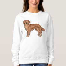 Perro Dorado Retriever De Dibujos Animados Rojo Ca