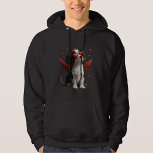 Sudadera Perro El día de San Valentín español de Cupid Engl