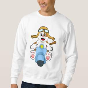 Sudadera Perro en bicicleta con Scooter.PNG