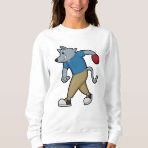 Sudadera Perro en el Bowling con bolera