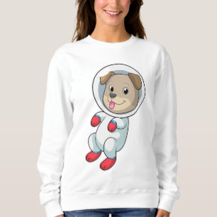 Sudadera Perro en el espacio