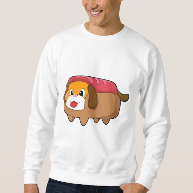 Sudadera Perro en Hotdog (Anverso)