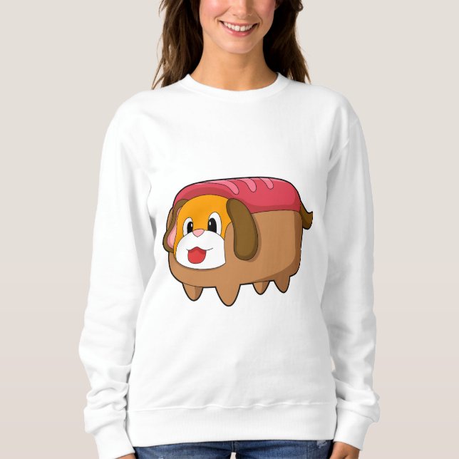 Sudadera Perro en Hotdog (Anverso)