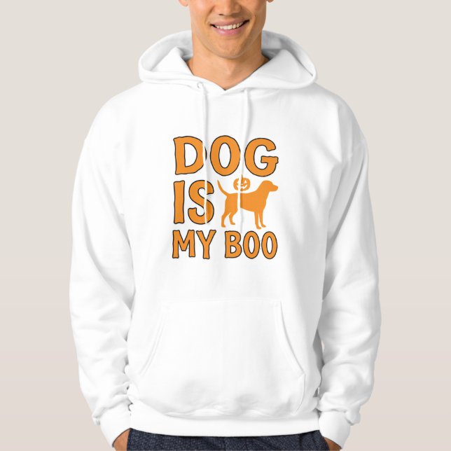 Sudadera Perro Es Mi Boo Halloween Perro (Anverso)