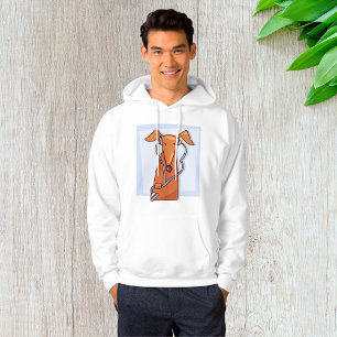 Sudadera Perro escuchando música graciosa Auriculares