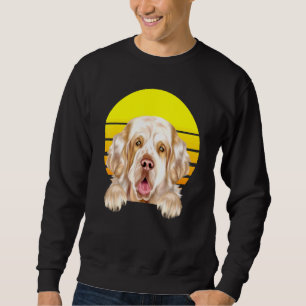 Sudadera Perro español vintage Sunset Clumber