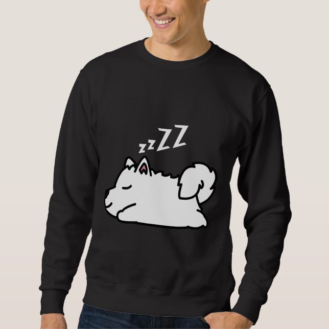 Sudadera Perro espantado de cachorros (Anverso)