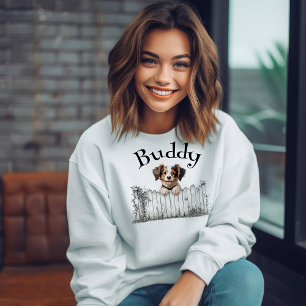 Sudadera Perro Espiando Personalizable