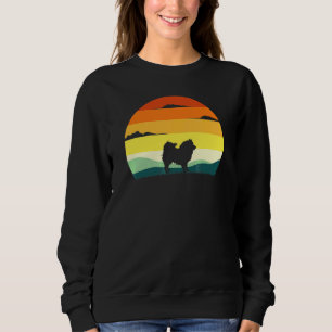 Sudadera Perro Esquimal Retro Dueña Mascota Mamá Papá Hombr