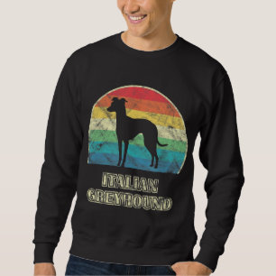 Sudadera perro estilo grisón de italia