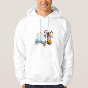 Sudadera Perro fantasma Bulldog Halloween