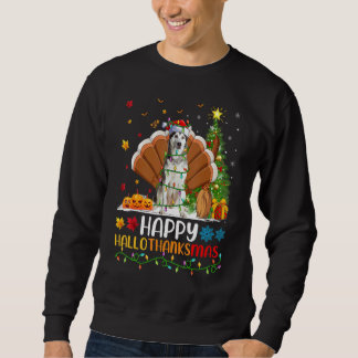 Sudadera Perro Feliz Alaskan Malamute Perro Hellothanksmas