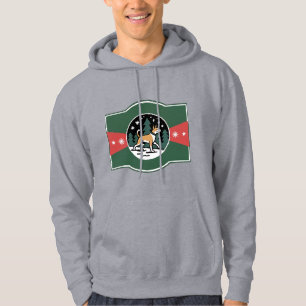 Sudadera Perro feliz en un paseo nocturno de vacaciones